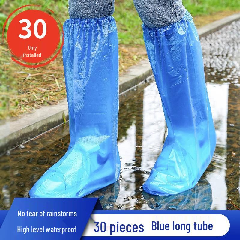 Waterproof Non-Slip Transparent Disposable Rain Boot Covers