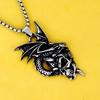 Antique Titanium Steel Viking Cross Necklace For Men Fade Resistant Pendant Jewelry