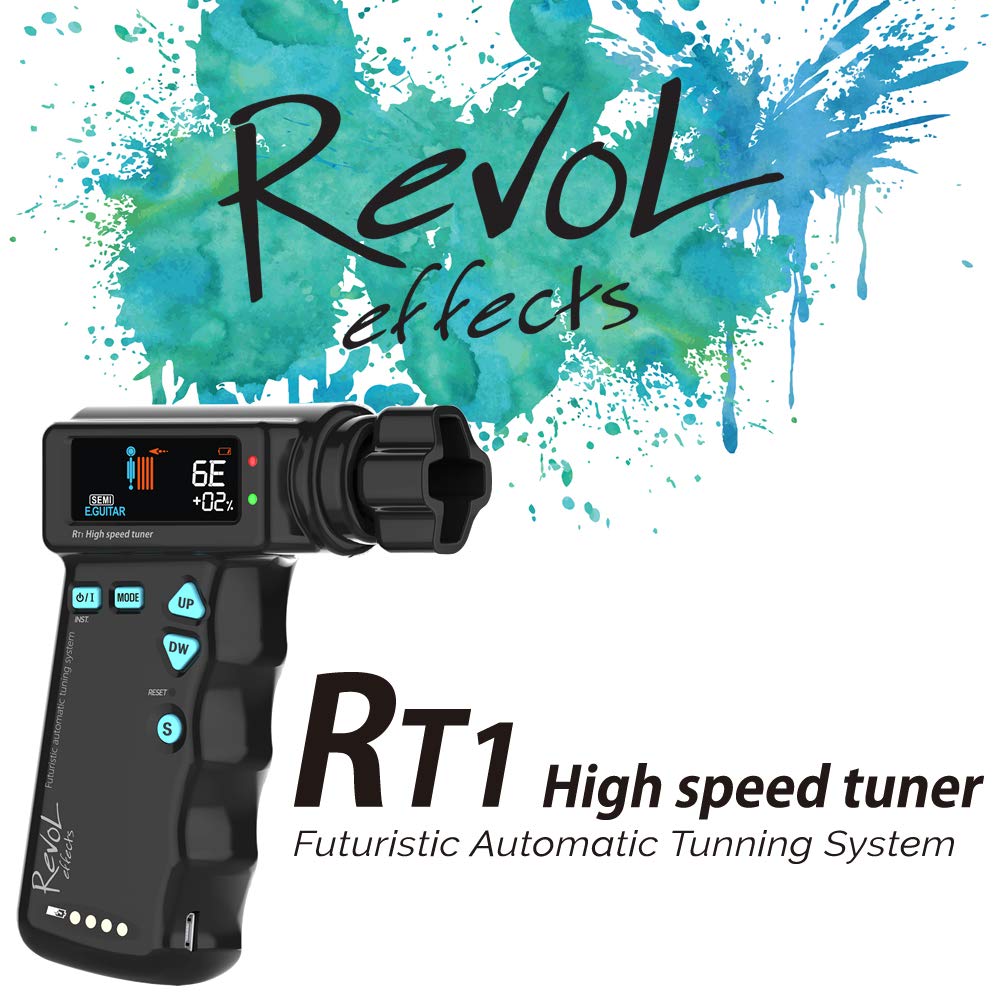 Revol effects Revol effects electric tuner High Speed Automatic Tuning System RT1 guitar and (for ukulele)
