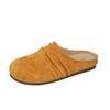 Thick-soled women's new outer wear in summer 2025 retro round head versatile Muller bag head half slippers