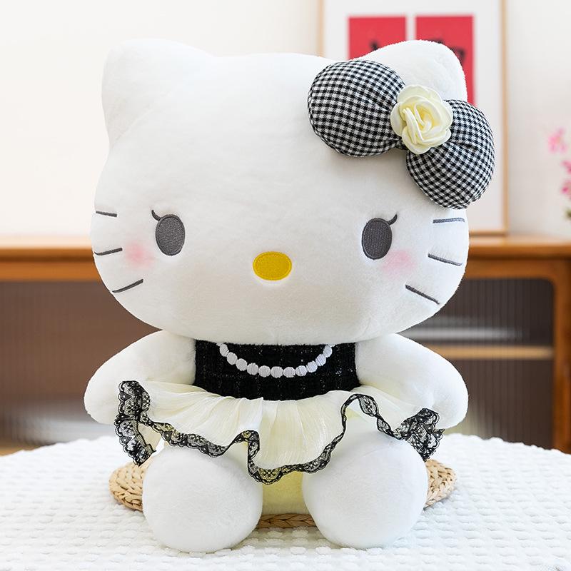 Hello Kitty French Chic Plush Doll - Perfect Birthday Gift 32cm жёлтый