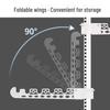 Punch-Free Telescopic Clothes Rack & Hanger for Space-Saving Storage