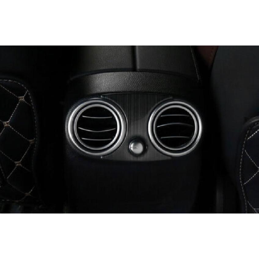 Cover Trim Rear Air Outlet Vent Fit For Benz GLC X253 2016- Black Steel 1PCS