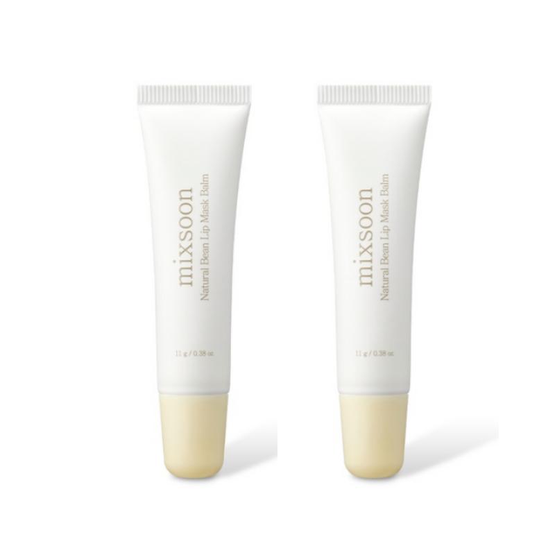 mixsoon Natural Bean Lip Mask Balm 11g x 2 set of 2