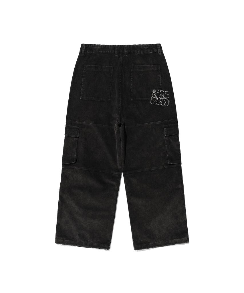 ISTKUNST Washed Corduroy Cargo Pants_Black(Ik2Efmpa11A)