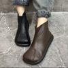 Podzim a zima 2025 nové retro bavlněné boty se čtvercovou špičkou módní a všestranné, transcendentní zahraniční styl na silné podrážce pohodlné ležérní wom