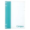 Classeur à feuilles mobiles KOKUYO B5 Campus utilisable comme cahier 26 trous Bleu Clair LU-NP704LB