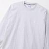 Champion Long Sleeve Crew Relax Logo T-Shirt, Neck, 100% Cotton, Fit, One-Point Embroidery, C3-V414-060-XL