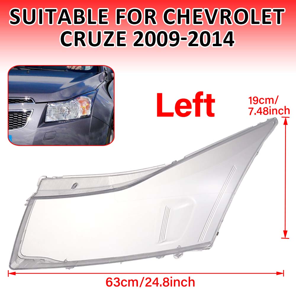 Suitable for Chevrolet 2009-2014 Cruze Car Headlight Cover Curze Transparent Lamp Shell Left and Right Replacement Lampshade