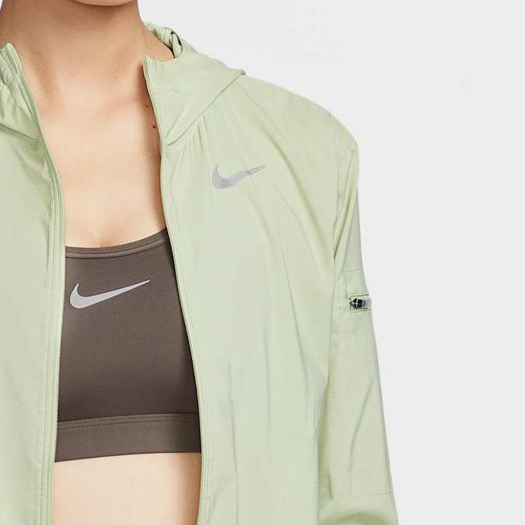 Nike Logo Breathable Sports Woven Hooded Long Sleeve Jacket Women Jackets DH1991-371