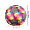 Ronaldo's: Phenomenon Size 5 Soccer Ball Machine-Stitched Indoor/Outdoor Training and Matches for Football Accessories