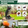 Solar Owl Scare Bird Control Devices Garden Owl To Keep Birds Away Waterproof Sunscreen Owl With Scary Sound and Eyes Emit Light