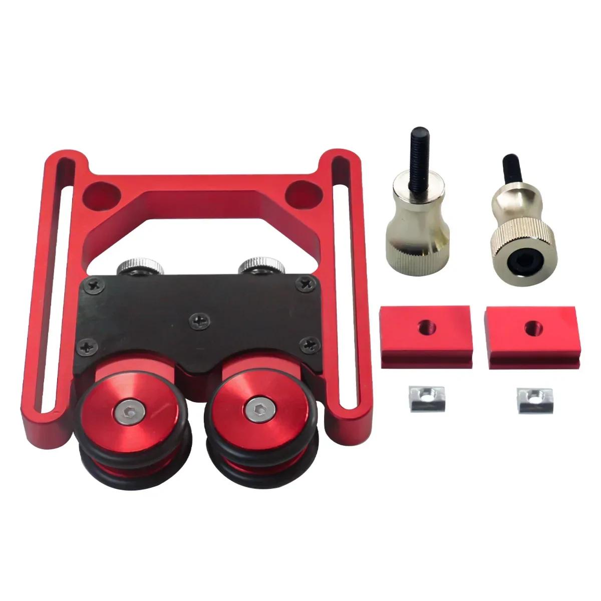 

Clear-Cut Stock Guides W/ Elastic One-way Wheel - Adjustable Feather Loc Board Anti Rebound Roller Guides Safety Pushing Tool