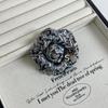 Korean Fabric Camellia Brooches For Women Fashion Handmade Flower Lapel Pins Elegant Clothing Jewelry Accessories Corsage
