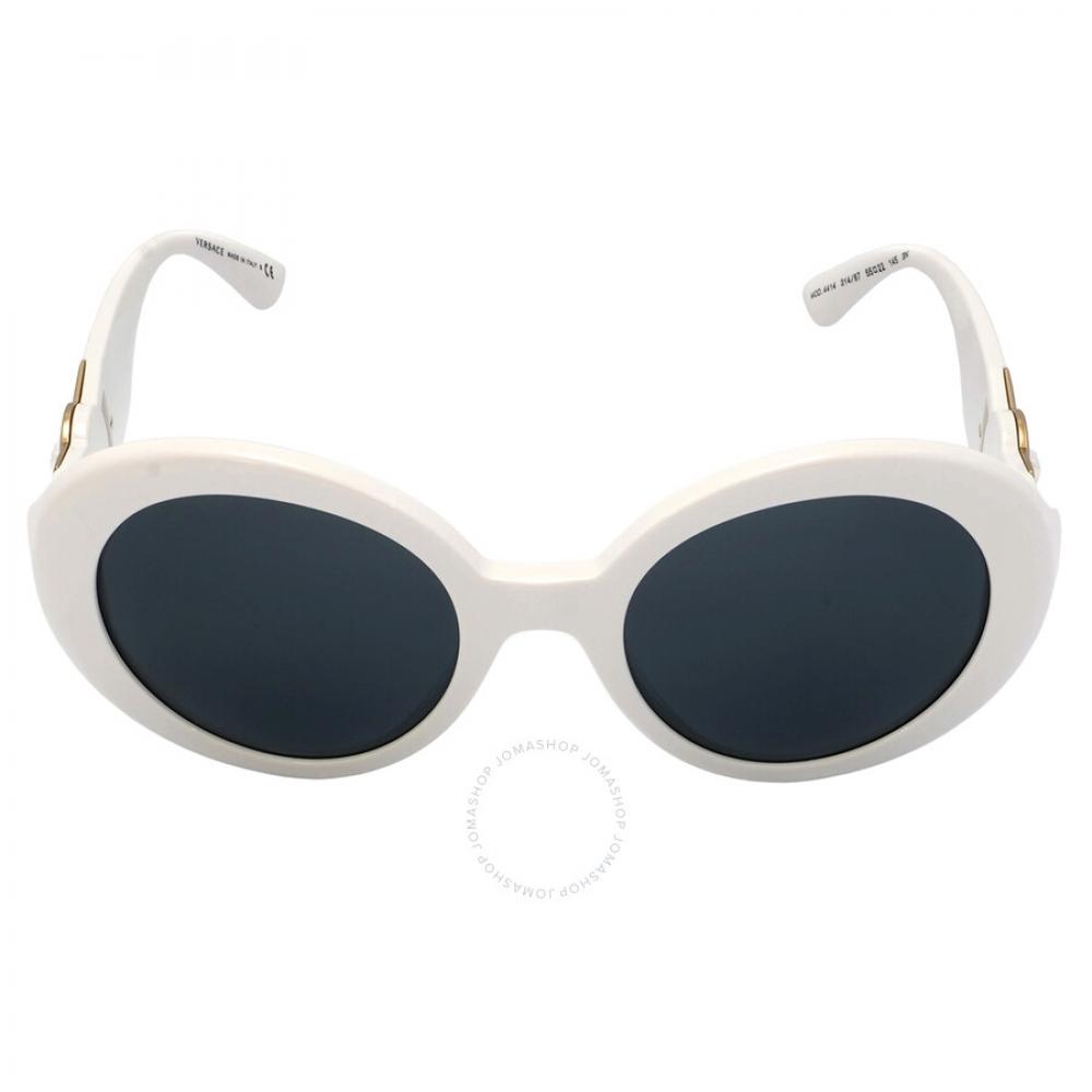 

Versace Dark Gray Round Ladies Sunglasses VE4414 314 87 55