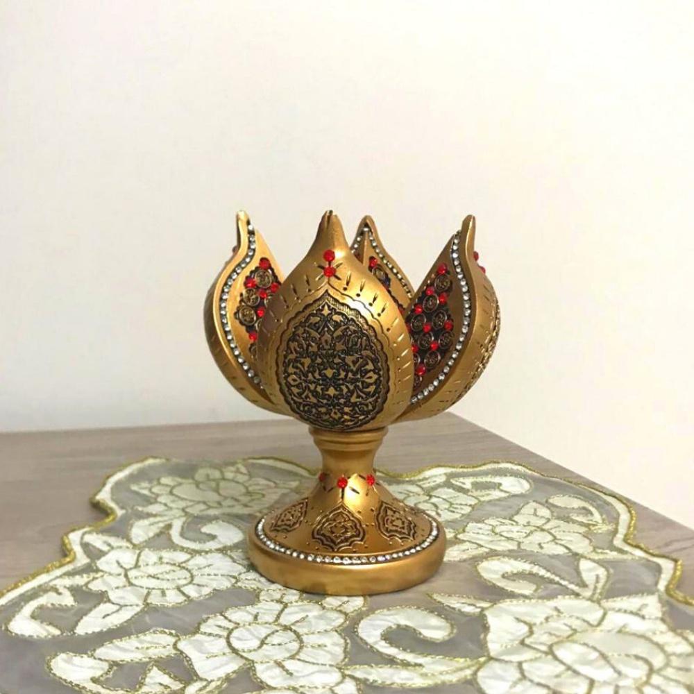 

Исламская фигурка в форме граната для декора стола | Исламский аксессуар для декора гостиной | Исламский подарок для нового дома | Подарки для исламского офиса золотой