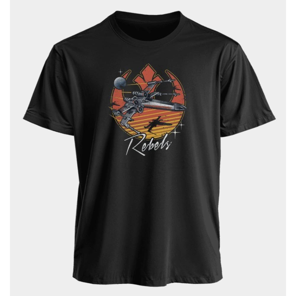 

American Star Wars Peripheral Printing Cotton Short Sleeve Mens and Womens Summer Loose Daily Commuter Crew Neck TShirt 4XL