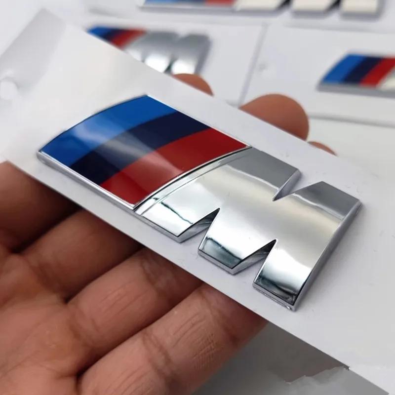 M Sports Sticker Car Accessories Sticker Styling For BMW M LOGO Fender Emblem Badge Rear Trunk Badge 1 3 5 Series X1 X3 X5 X6m AS2