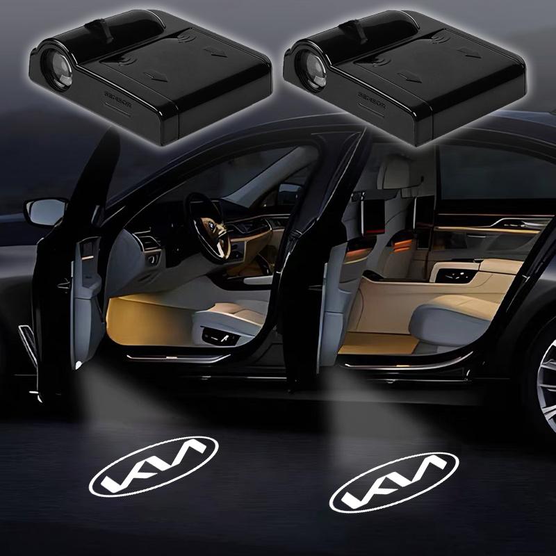 AABJD1 Keyring Car Door LED Projector Light HD Welcome Lamp for Most Vehicles For KIA Picanto Rio 3 Ceed Sportage Cerato SoulSorentoK5