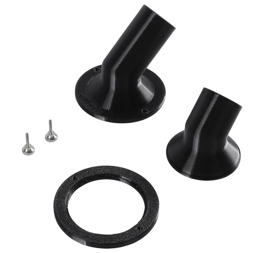 No-Drill Reptile Fogger Mesh Adapter 360° Swivel Nozzle Dual Thumb Screws for Terrarium Enclosure Humidifier 0.8-1.2in