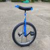 Height-Adjustable Single Wheel Unicycle with Steel Rim and Pedals