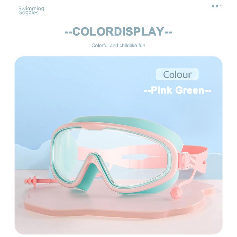 Γυαλιά Κολύμβησης Παιδικά Για Αγόρια Αδιάβροχα Και Αντιθαμβωτικά HD Σετ Γυαλιών Κολύμβησης Για Κορίτσια Με Μεγάλο Κουτί Παιδικά