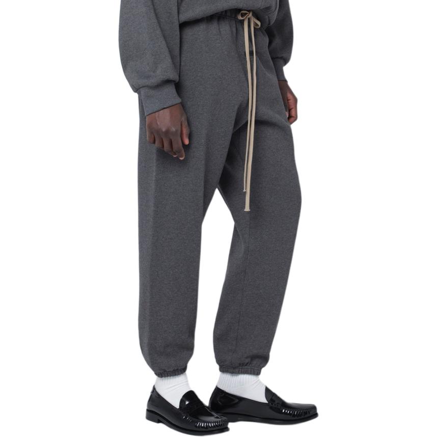 Fear of God Essentials Classic Sweatpants Charcoal Heather Men Bottoms Grey 130HO258401F