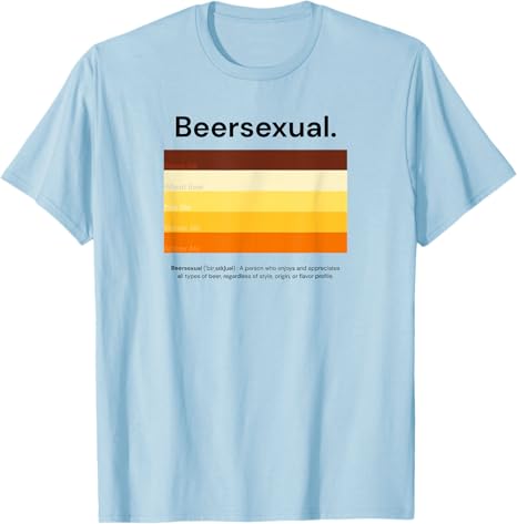 

Beersexual Love of All Beer Funny TShirt Drinking Beer Lover Y2k Saying Tee Holiday Party Clothes Novelty Gift Short Sleeve 4XL