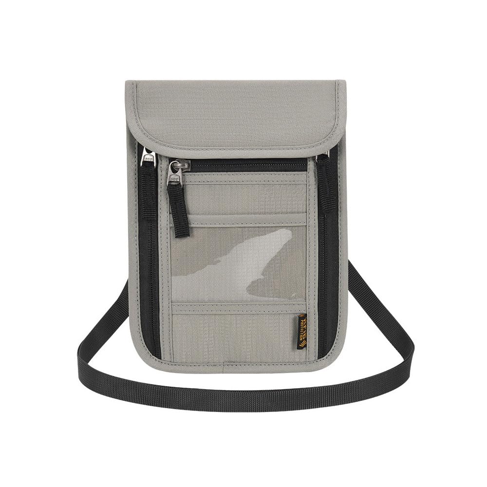 

Паспорт на шею паспорт паспорт RFID скимминг паспорт паспортная карточка удостоверение личности водонепроницаемый безопасность большой бизнес путешествие удобный предмет RFID серый