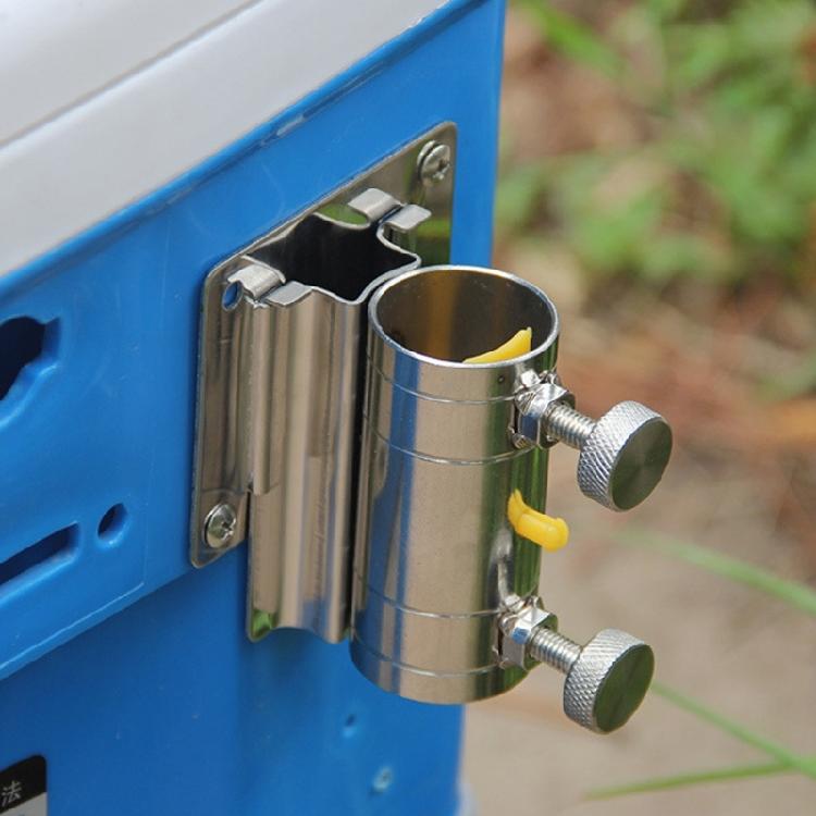 Portable Fishing Box Umbrella Bracket Insert Adjustable Stainless Steel Umbrella Holder for Outdoor Fishing Accessories