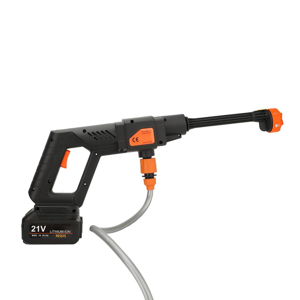 Cordless Pressure Washer 21V Lithium Battery Power Washer Portable Car Pressure Washer with 6 In 1
