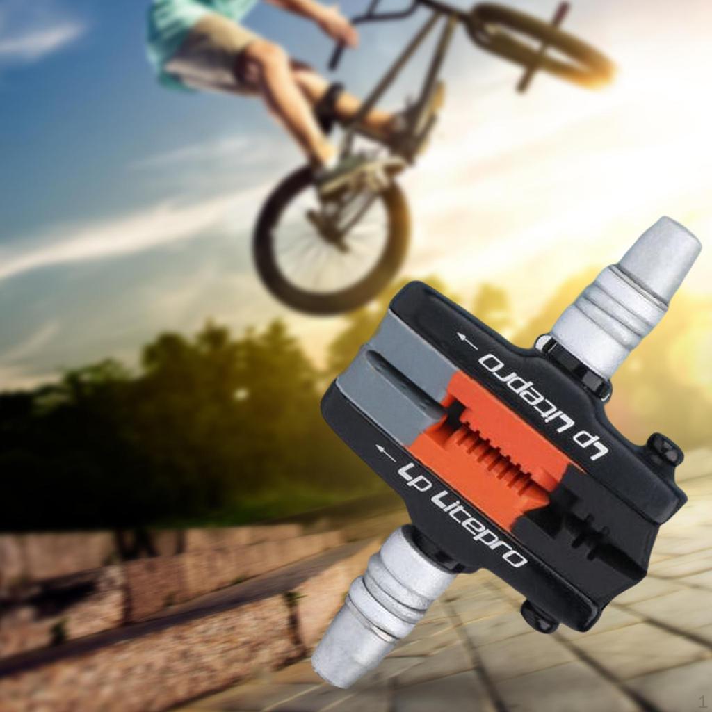 1 Pair Professional Bike Brake Blocks Road Bicycle Pads Cycling Anti Slip No Noise
