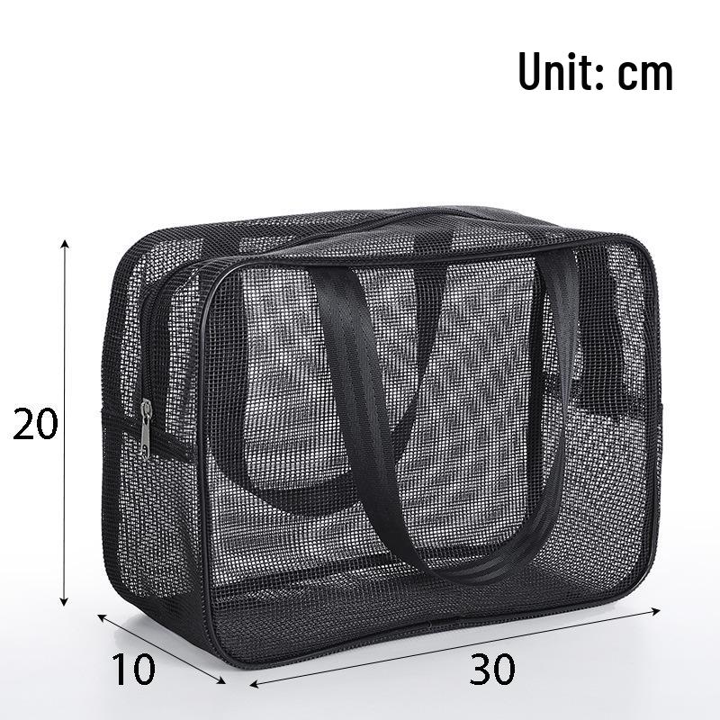 Men's Breathable Mesh Bath & Cosmetics Storage Bag