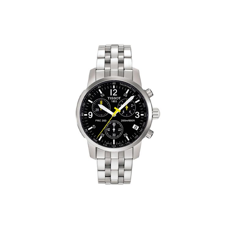 

TISSOT Quartz Movement Men s Watches Watch Black Dial Stainless Steel Case Stainless Steel Watchband T17.1.586.52