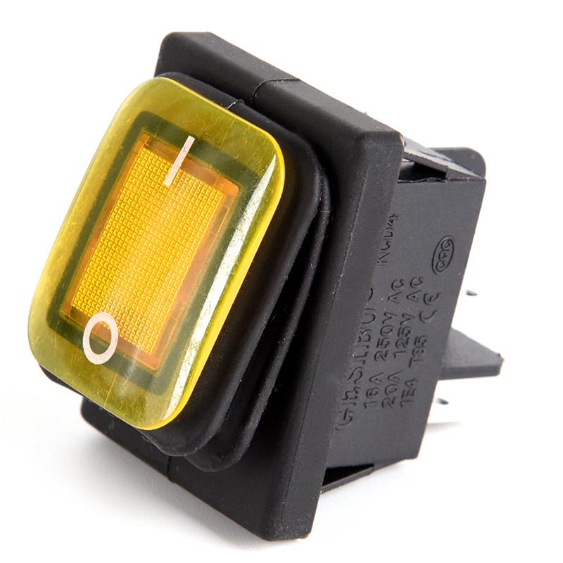 Waterproof 4 Pin 12V Led Rocker Toggle Switch Momentary Car Boat Marine On-Off