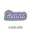 Cartoon Alphabet Embroidery Self-Adhesive Cloth Patch for Clothing Accessories