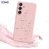 Mobile Phone Cases for Samsung Galaxy C55 F55 M55 M55s 5G 360 Soft Luxury Square Liquid Silicone Covers Shockproof Bags