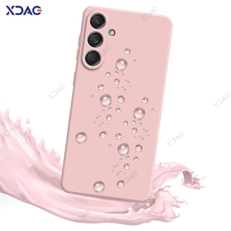 Handyhüllen für Samsung Galaxy C55 F55 M55 M55s 5G 360 Weiche Luxus Quadratische Flüssigsilikonhüllen Stoßfeste Taschen