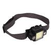 LED Headlamp USB Magnetic Ultralight COB Multifunction ABS Magnetic Headlight with Red Blue Light Mode for Outdoor Night