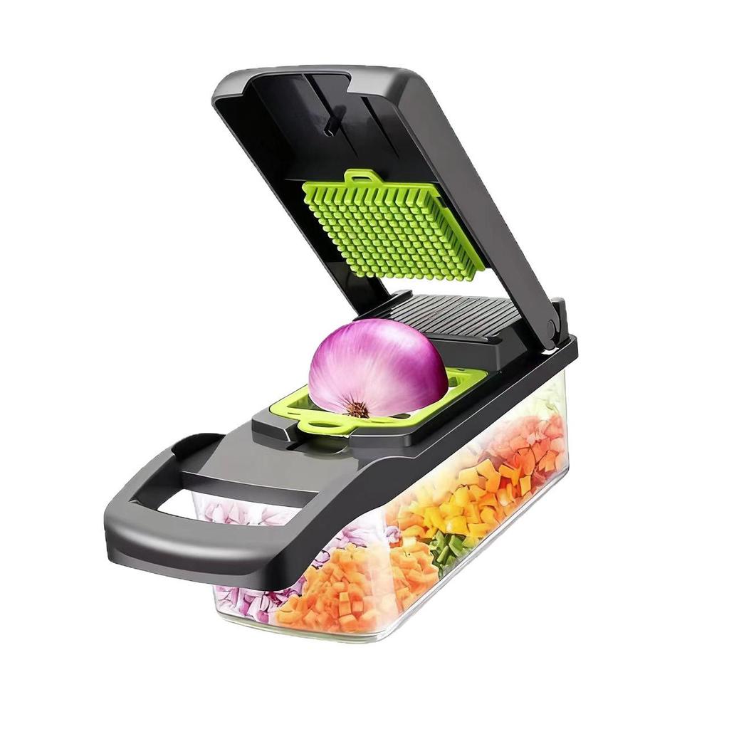Multi-functional Vegetable Cutter & Potato Peeler Set: Slicer, Shredder, Dicer, Grater, Kitchen Gadget.