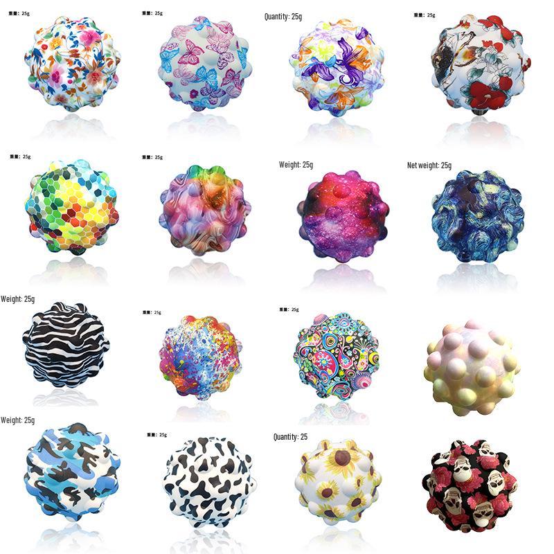 

Starry Sky Bubble Ball - Children s Educational Press and Play Decompression Toy
