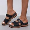 Summer Large-sized Women's Shoes Fish-mouthed Slippers and Women's Thick-soled Perforated Cooling Slippers