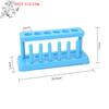 (YOUU06)New Lab School Supplies Red Plastic Test Tube Rack 6 Holes Holder Support Burette Stand Laboratory Test Tube Stand Shelf