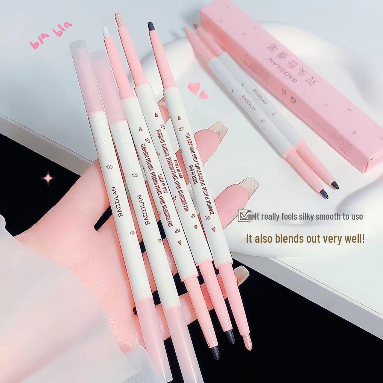 

BAOZILAN Dual-End Crystal Under-Eye & Lower Eyelid Matte Highlighter Pencil Pencil