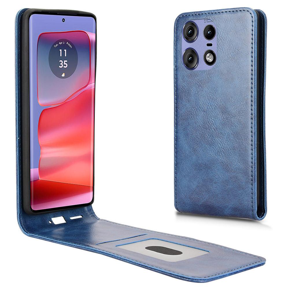 

Кожаный чехол для Motorola Edge 50 Pro 5G/50s Pro 5G/50 5G, магнитный вертикальный откидной чехол для телефона со слотом для карт B