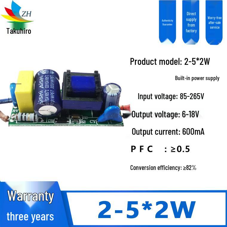 1-50W Flimmerfreier LED-Treiber mit Weitbereichsspannung, Isolierte Stromversorgung