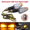 Motorcycle Turn Signals Approved E50 Mark Turn Signal Light 14LED Turn Signal Indicator Amber Light Blinker 12V/24V M10 E-mark