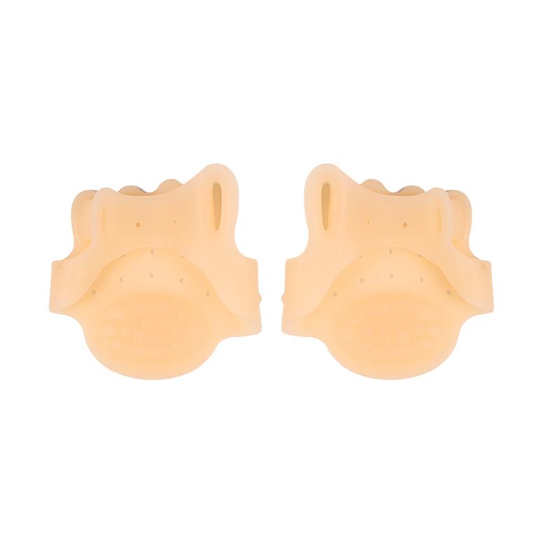 Double-Hole Toe Separator & Shock-Absorbing Arch Pad - Pressure-Relieving Bunion Corrector for Forefoot Comfort