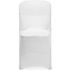 No-iron catering chair cover - white