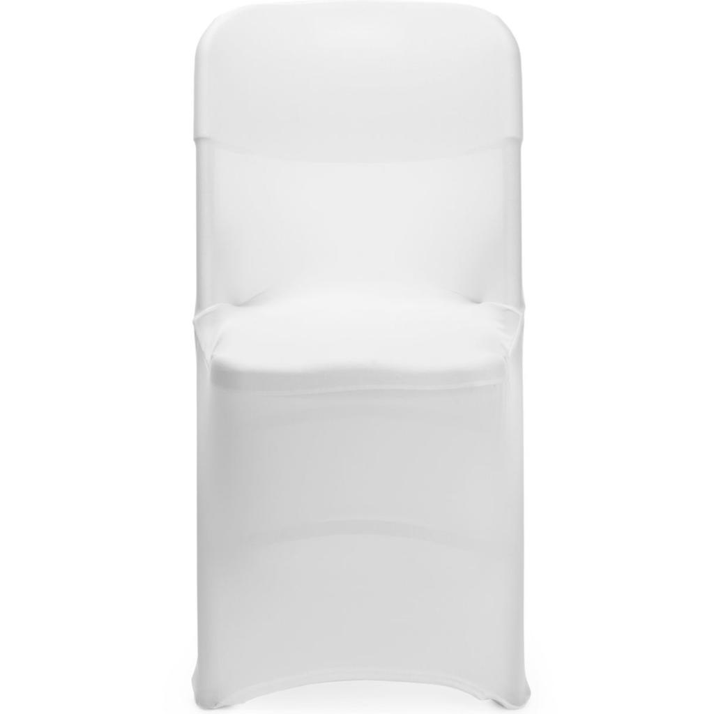 No-iron catering chair cover - white